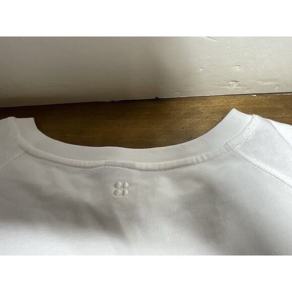 Sweaty Betty After Class Longline Sweatshirt Women's Size Medium White - Picture 12 of 12
